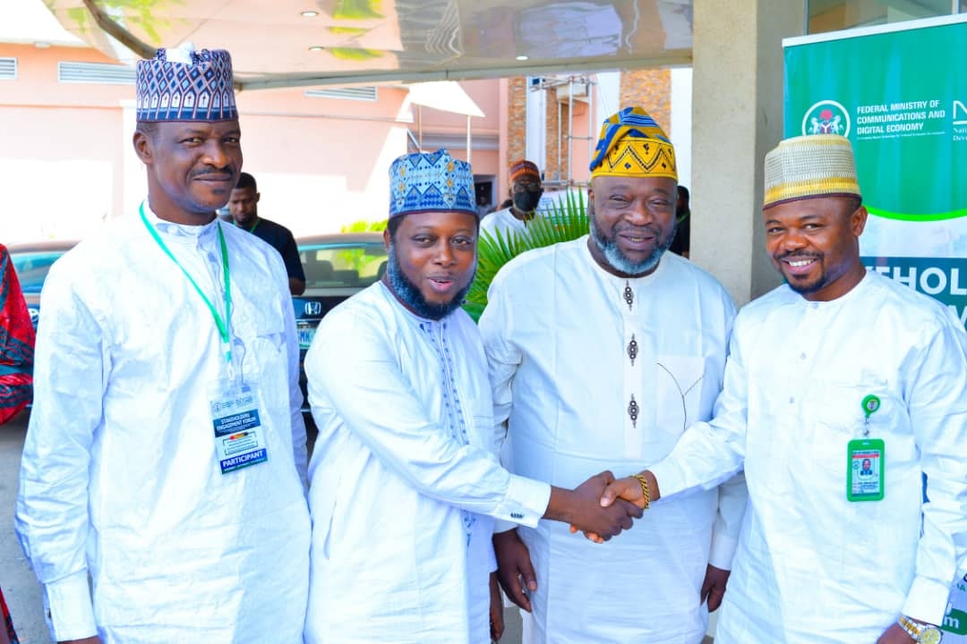 Kwara ICT Stakeholders Engagement with NITDA in Ilorin. Bolakale Saka, Taofik Abdulkaree, Babajide Ayaji, Ibrahim Akaje